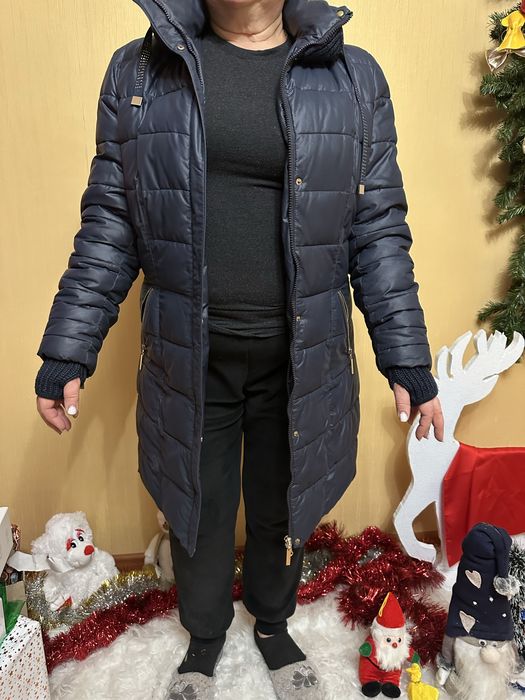 Пуховик на халофайбері