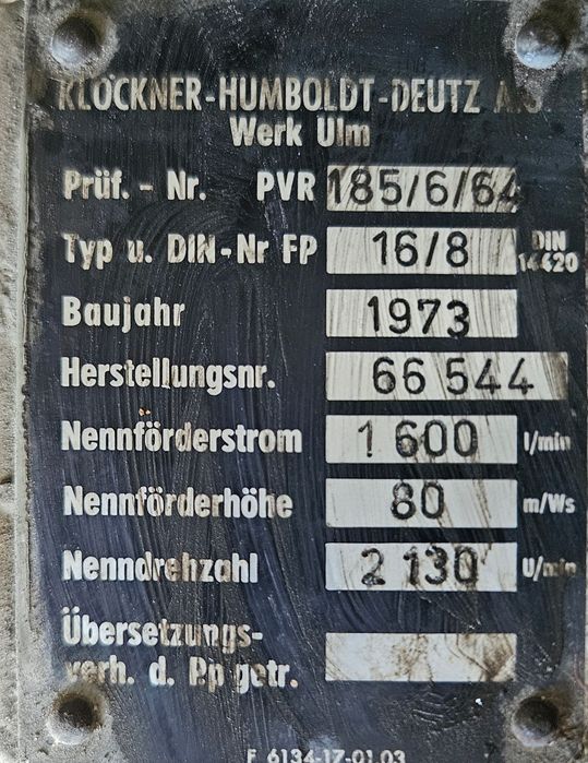 Magirus Deutz 170D11 wóz strażacki 4x4