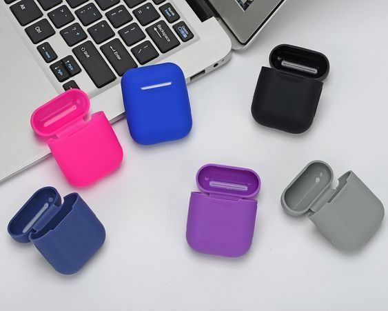 Силіконовий чохол кейс для навушників AirPods аірподс 1/2