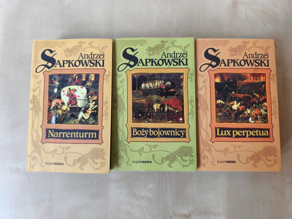 Trylogia Husycka Andrzej Sapkowski – komplet 3 tomów