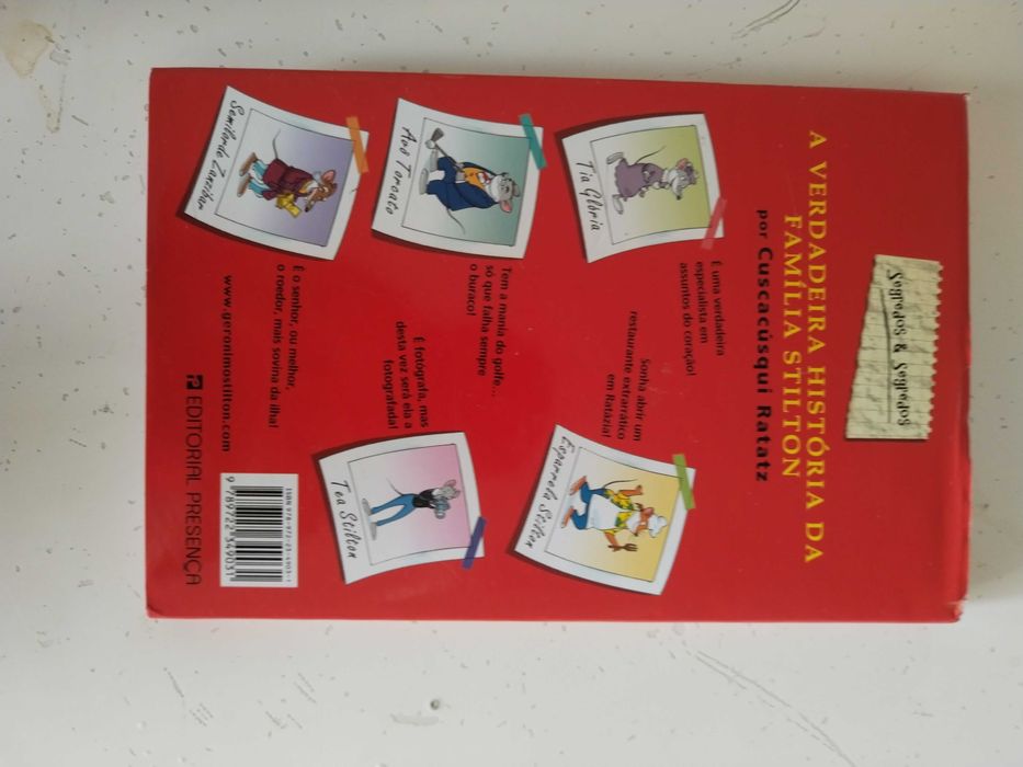 Livro "A  verdadeira história da família Stilton"