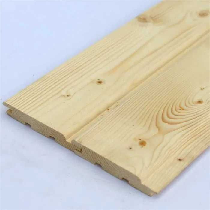 Boazeria MODRZEW SYBERYJSKI profil softline o wym. 14x90x3000 mm