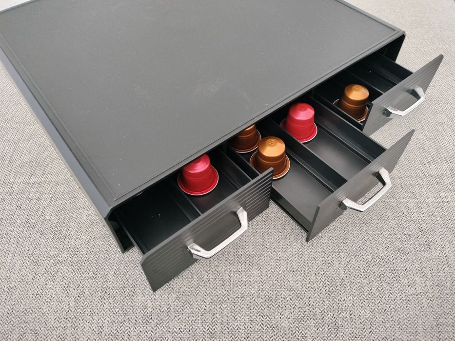 Suporte cápsulas café + base para máquina – Navaris