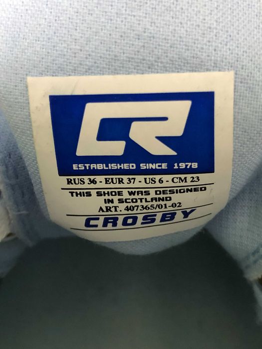 Продам женские кеды низкие Crosby 407365/01-02 (Шотландия)