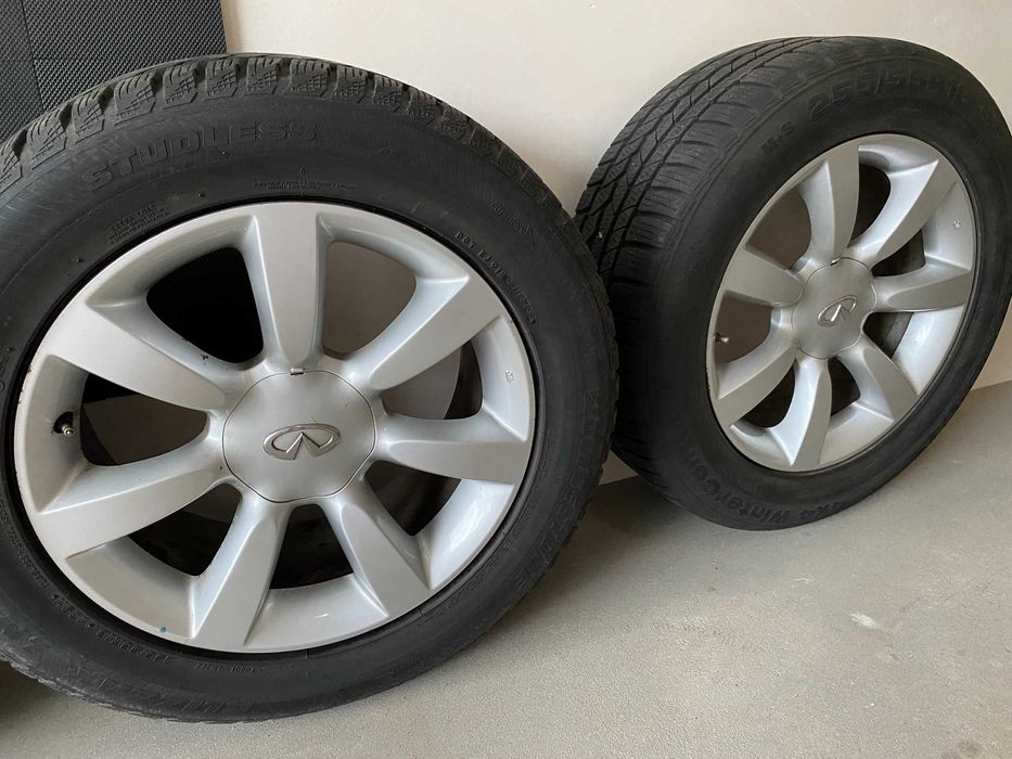 Alufelgi R18 INFINITI FX35 FX45 W SUPER STANIE oraz opony zimowe