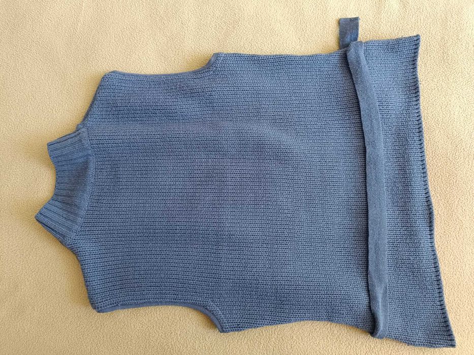 Kamizelka szaro-niebieska rozmiar M, H&M