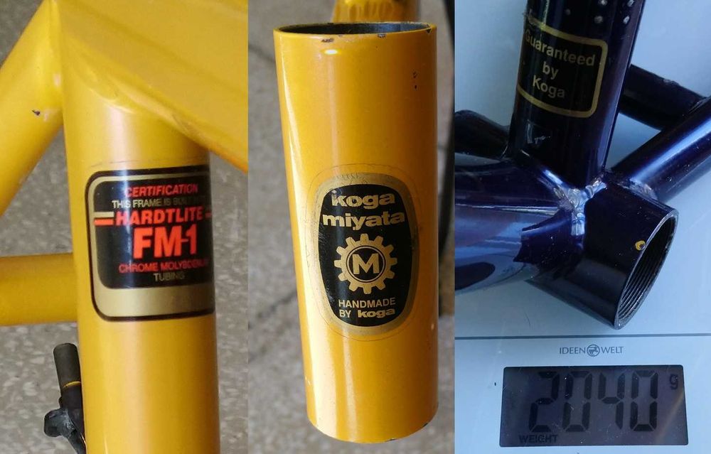 Koga Miyata Survivor CR-MO FM-1 retro MTB 26" stalowa rama 18,5" super lekka 2040g