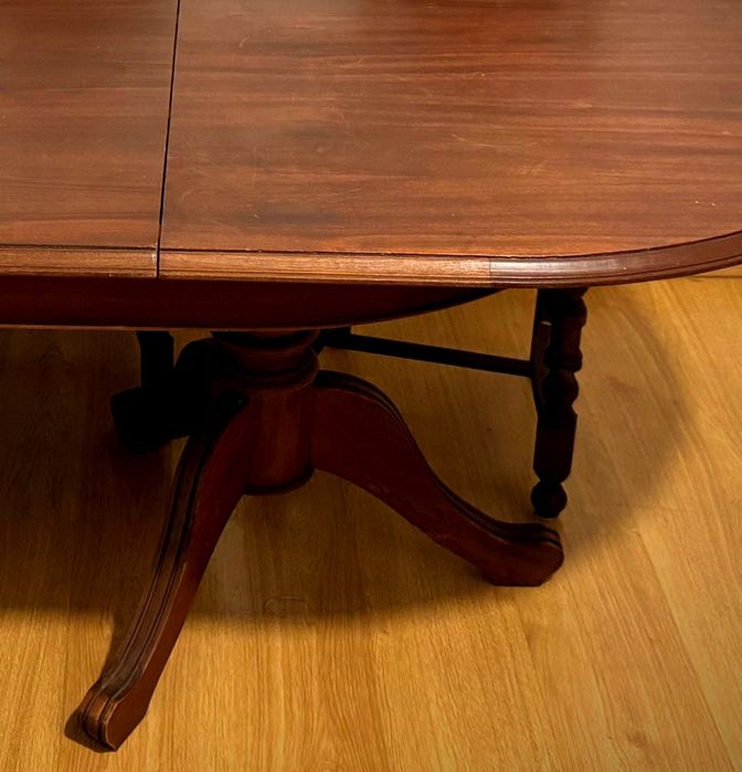 Conjunto de mesa e cadeiras jantar - Estilo Neoclássico Duncan phyfe