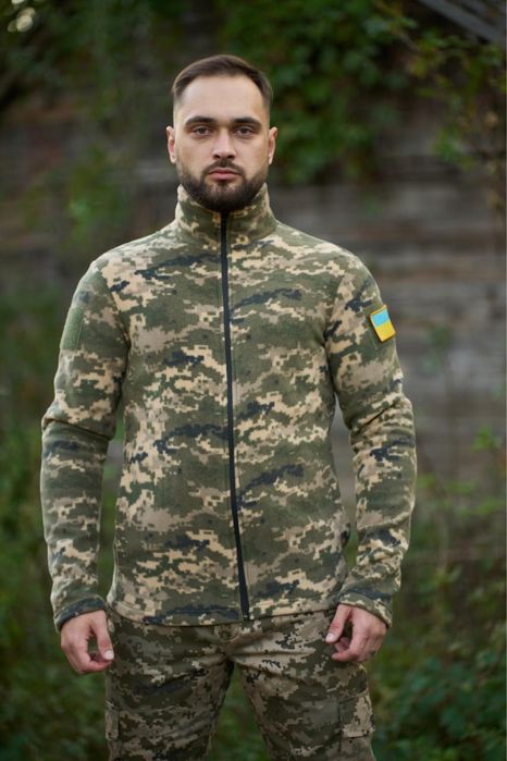Флісова кофта чоловіча мілітарі