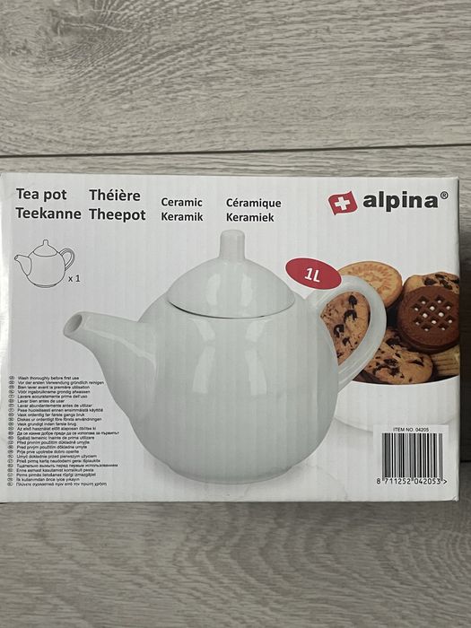 ALPINA Czajnik do herbaty porcelanowy 1