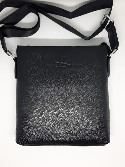 Чоловіча шкіряна сумка через плече | Мужская сумка кожаная барсетка