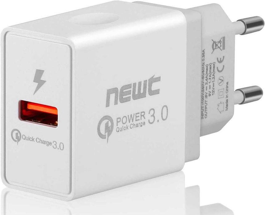 Szybka ładowarka sieciowa NEWC 18W USB 3.0 QC 3.0