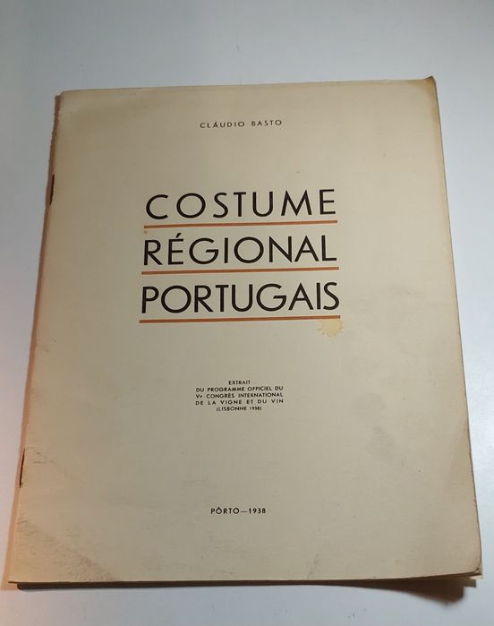 Costume Régional Portugais - Cláudio Basto (1938)