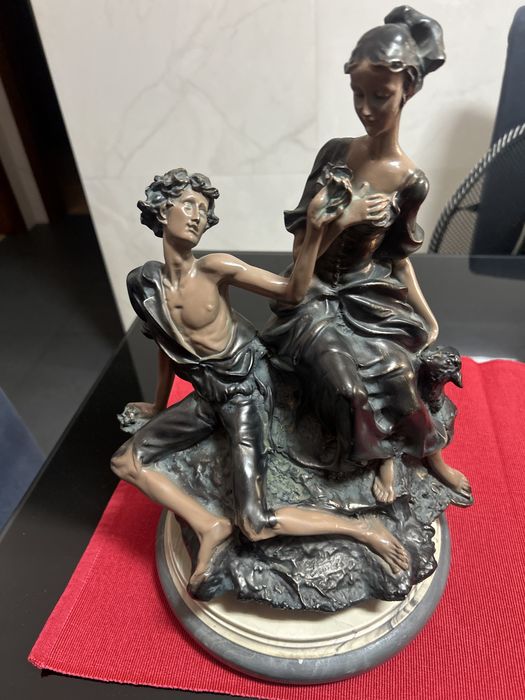 Estatueta classica estilo Art Nouveau 34 cm - 6,3 lg