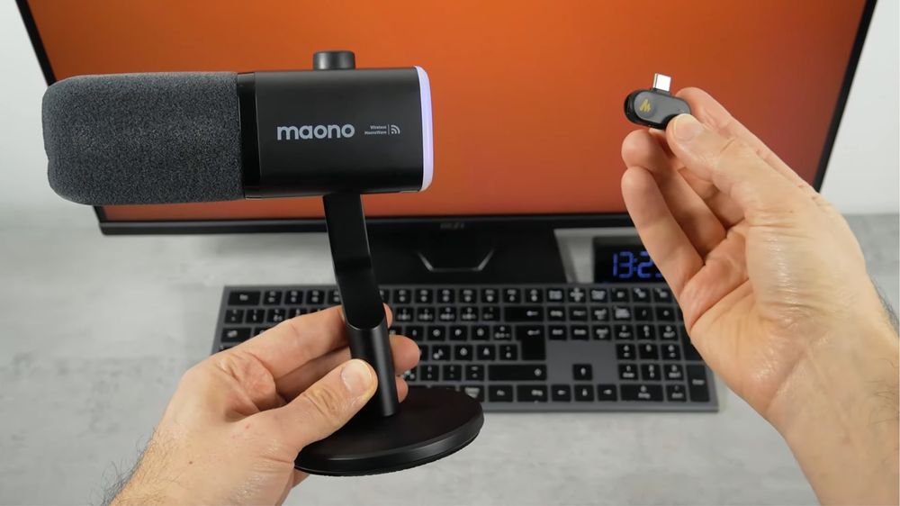 Бездротовий мікрофон Maono PD100W