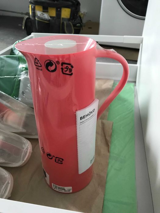 IKEA BEHÖVD Termos, malinowy, 1 l, nowy