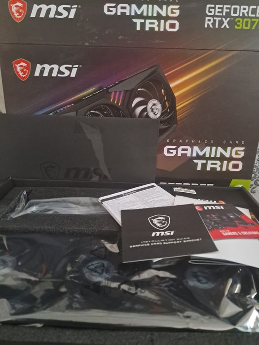 Відеокарта MSI GeForce RTX 3070 Gaming Trio 8G 
​Продам