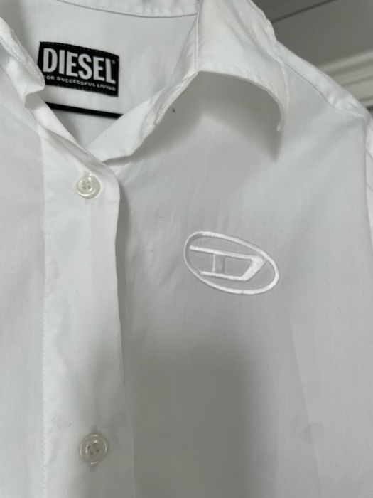 Рубашка Diesel біла сорочка