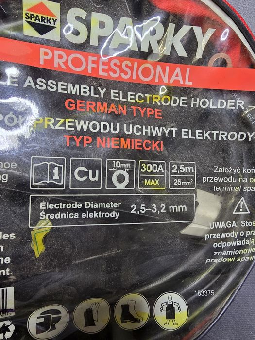Przewód elektrodowy Sparky MMA 300A 2,5M
