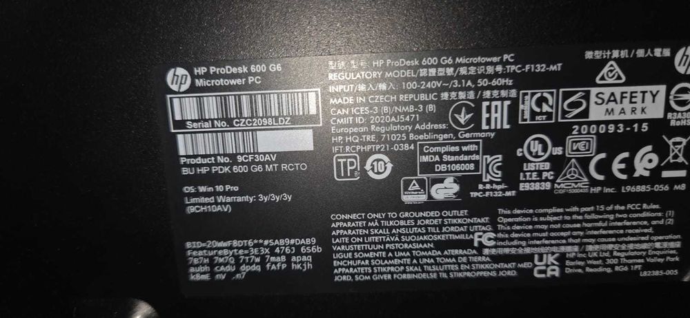 HP ProDesk 600 G6