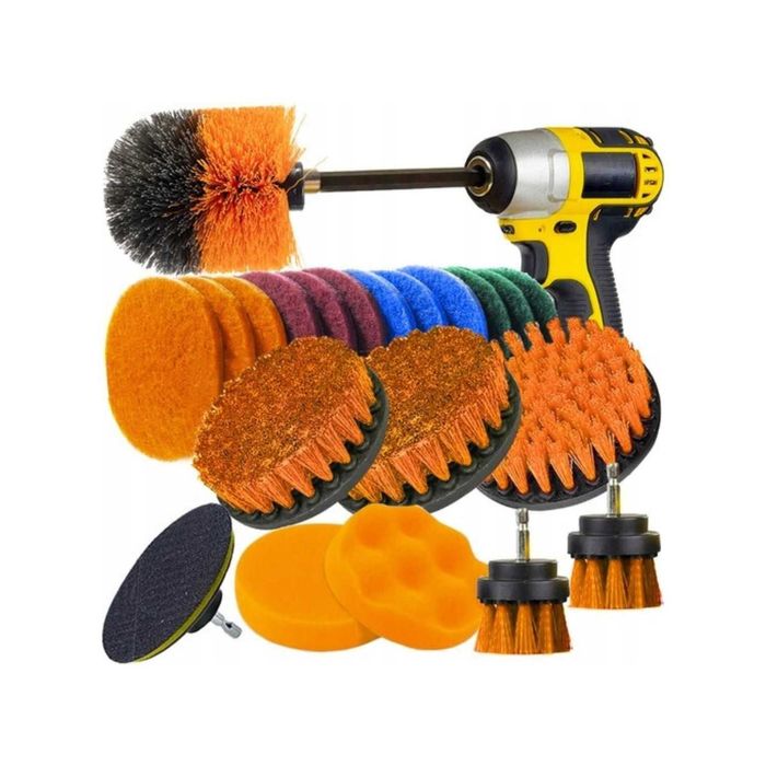 Szczotki na wiertarkę do łazienki kuchni