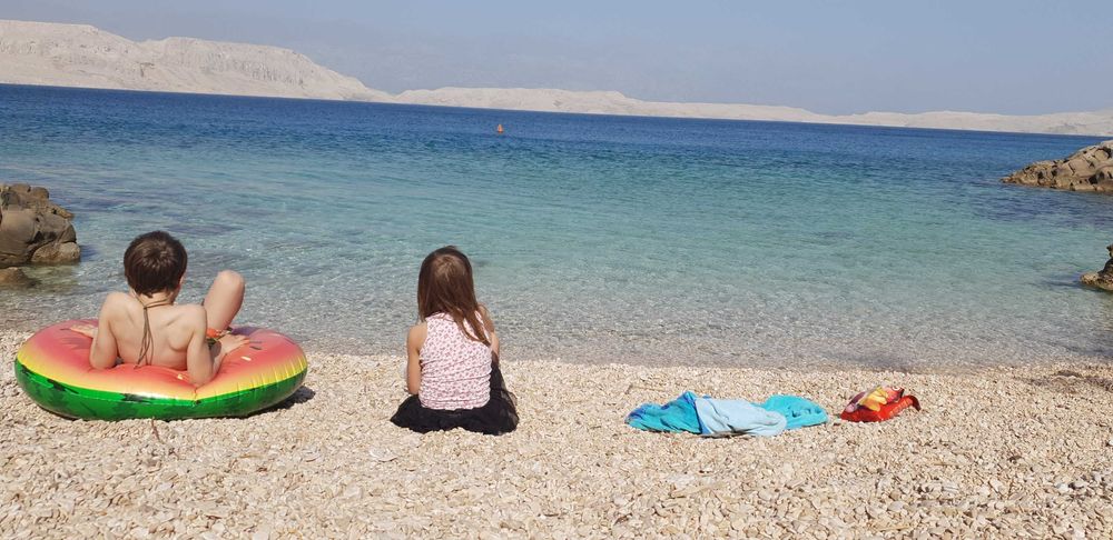 Dom Chorwacja - Pag  przy plaży, basen ogrzewany na wyłączność,