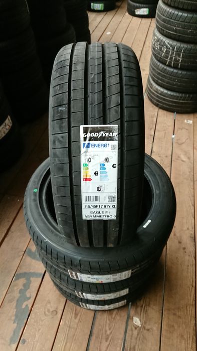 NOWE opony letnie 215/45R17 Goodyear Eagle F1 Asymmetric 6 WYSYŁKA