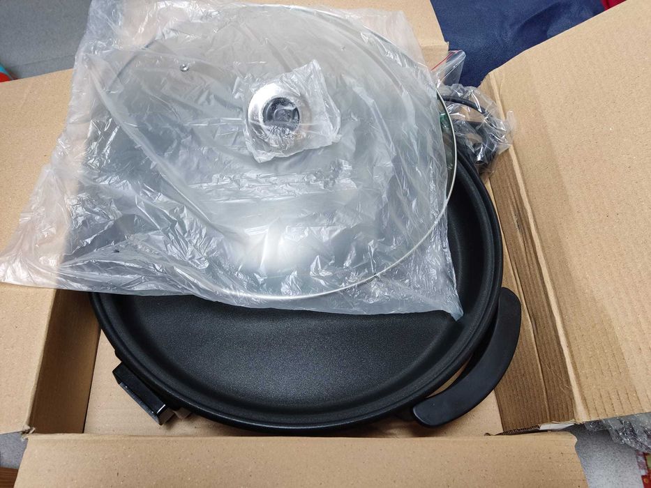 Grelhador eléctrico e Pizza Pan