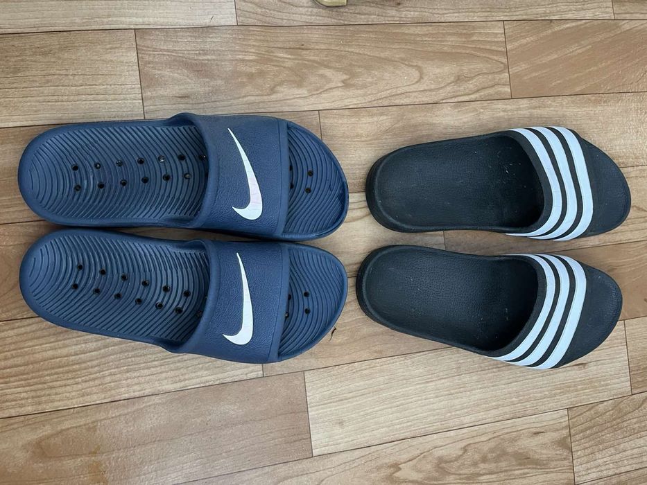 Шльопанці, резинові тапки Nike, Adidas
