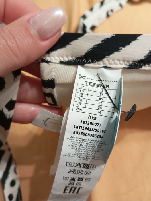 Parte de cima biquini TEZENIS