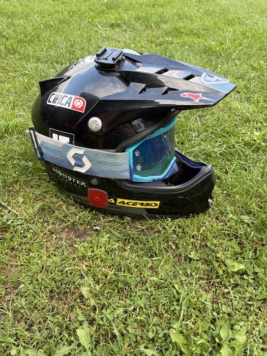 Kask z googlami tanio
