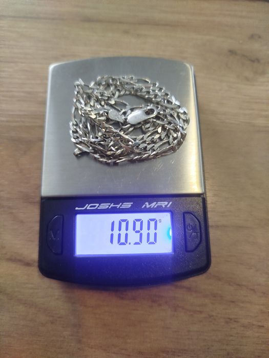 Łańcuszek Figaro srebro 925  bez krzyżyka ok. 10.90 g