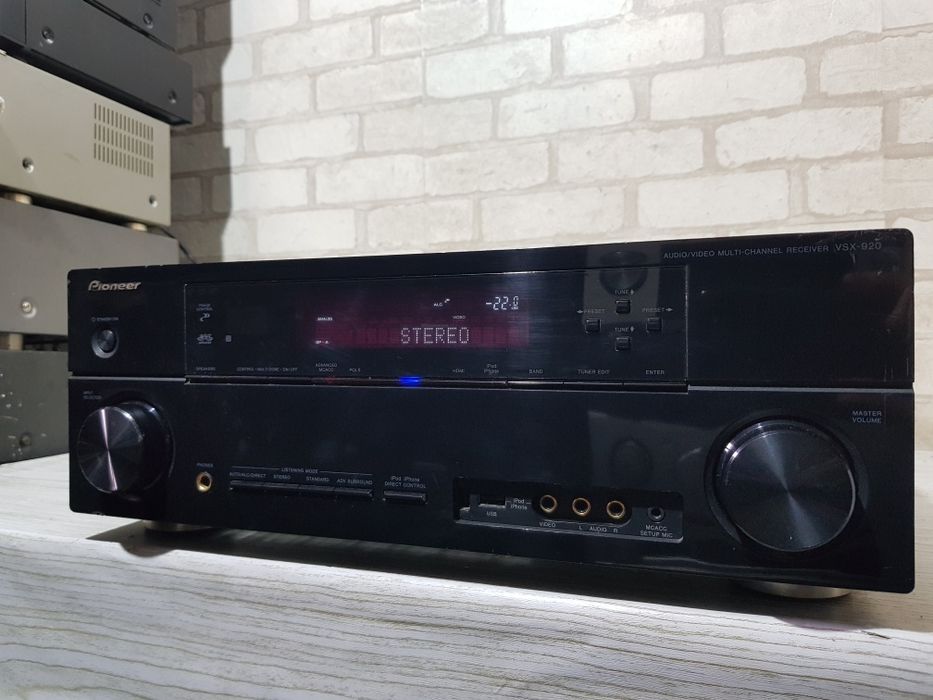 Пульт!7.1 AV-ресивер Pioneer VSX-920 7×140Вт HDMI ,USB +1