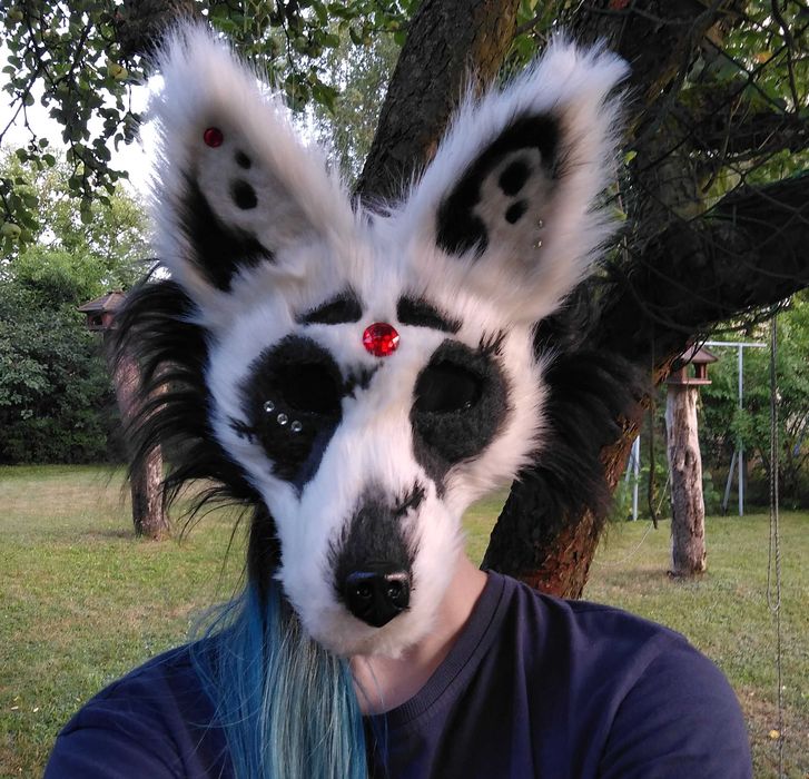Maska wilka, Wolf mask, Therian mask, Halloween
