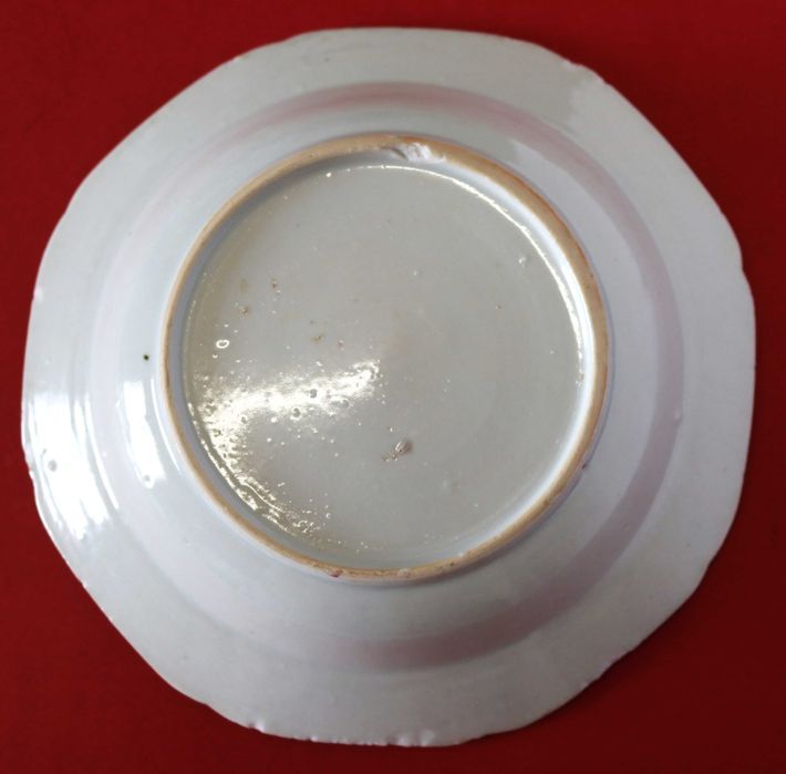 Pratinho Porcelana da China Companhia das Índias Família Rosa