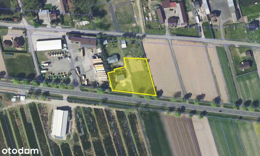 Działka inwestycyjno-mieszkaniowa 3277m2 z budynkiem przy DK 92