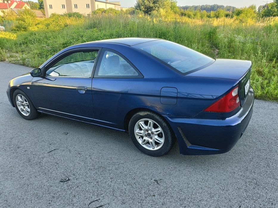 Fajna Honda Civic coupe 1.7 LPG klimatyzacja ważne opłaty