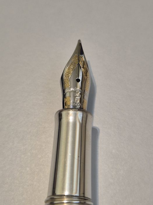Перьевая ручка Montegrappa, серебро 925+золото 750