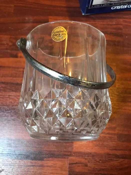 Cristal Darques/Cristal D'arques-Copos de champanhe-Balde-Garrafa-NOVO