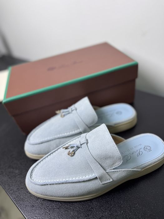 Мюлі Loro Piana блакитні 37