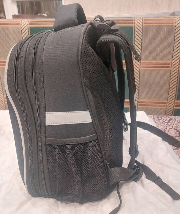 Шкільний набір Рюкзак каркасний + Пенал Kite Education Moto power