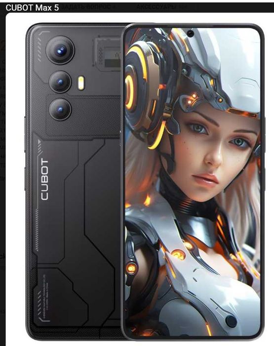 Смартфон Cubot Max 5,Cubot Note 60, 6.95", 7,2", Android 14, 15, NFC