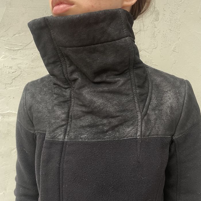 Куртка Rick Owens оригінал косуха кожа шерсть gaultier