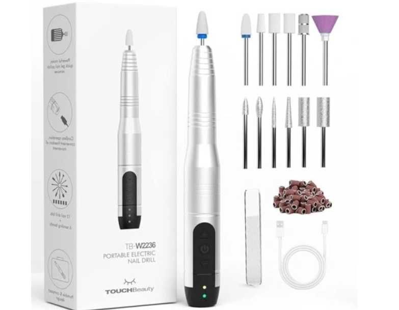 TOUCHBeauty AG-2236 Akumulatorowa elektryczna wiertarka do paznokci