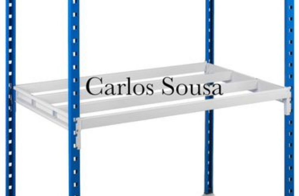 Estante Pastas Arquivo 2000Ax100Cx30P 5 Níveis com platex