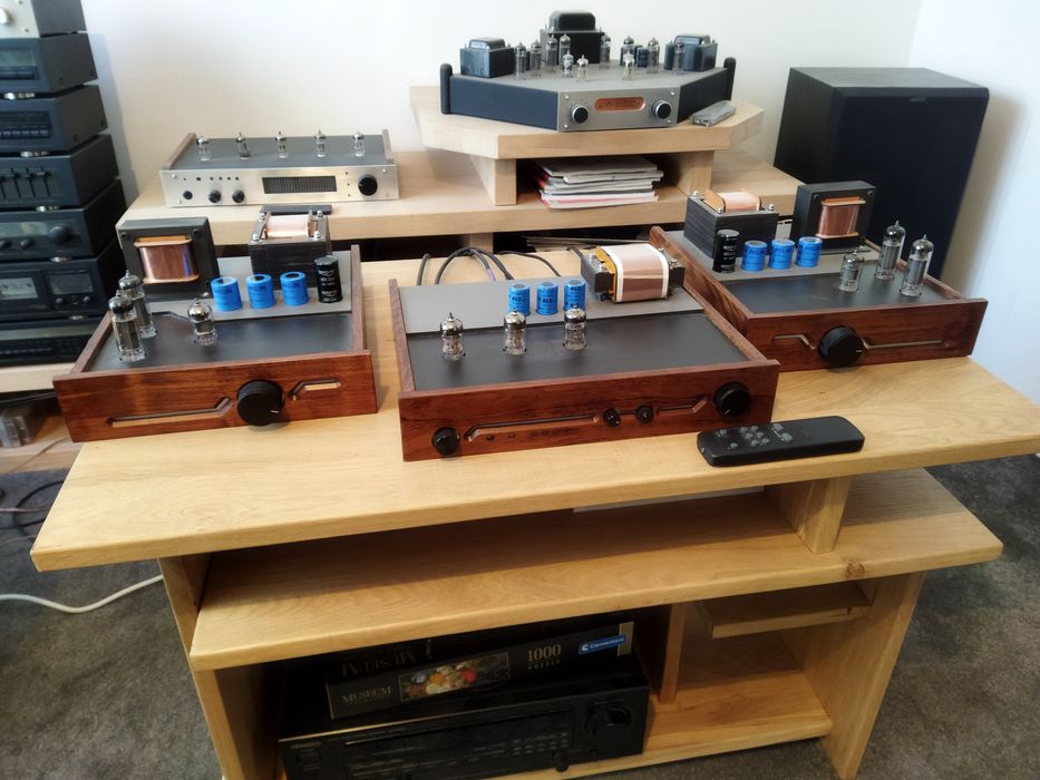 Wzmacniacz lampowy monoblok preamp