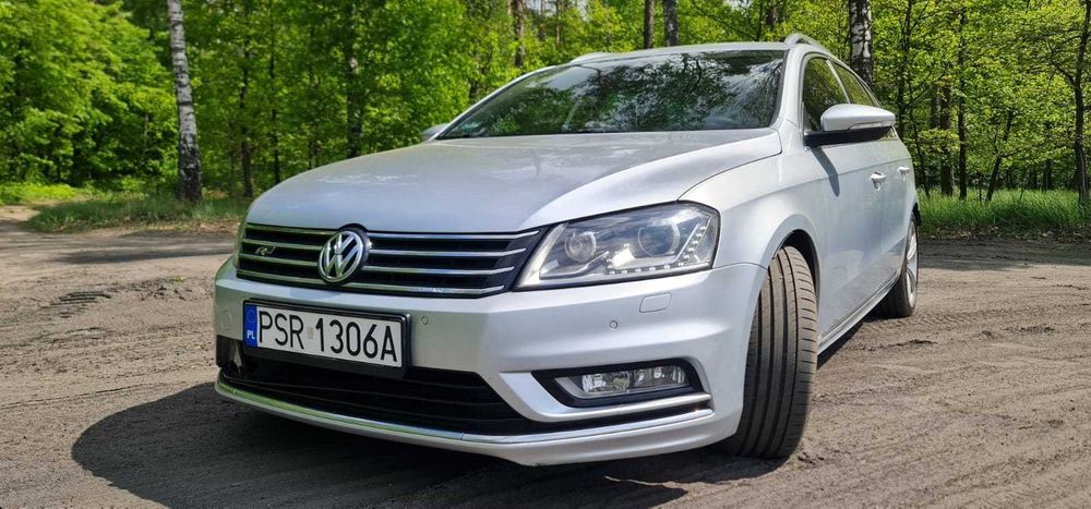 VW Passat B7 R-line 2013 2.0 TDI 177 kM DSG navi BI-XENON LED czujniki