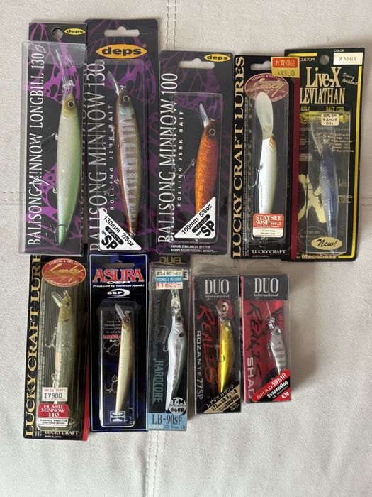 Японські воблери Megabass,OSP,Jackall,Daiwa ,lacky craft