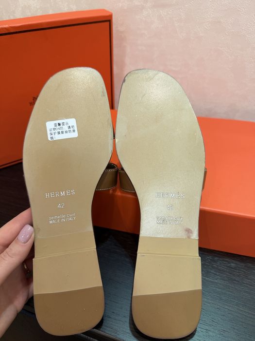 Шльопанці ермес Hermes Oran