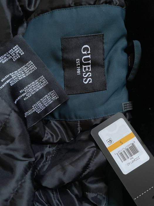 -55% S 44 Guess куртка парка женская синяя синя пальто 44 с